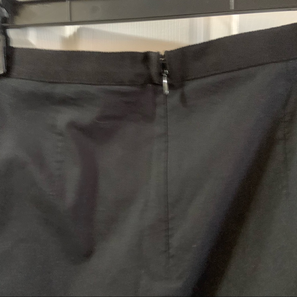 DKNY Women’s Black Cotton Blend Aline Skirt size 2 - Picture 8 of 8